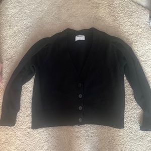 old navy black cardigan